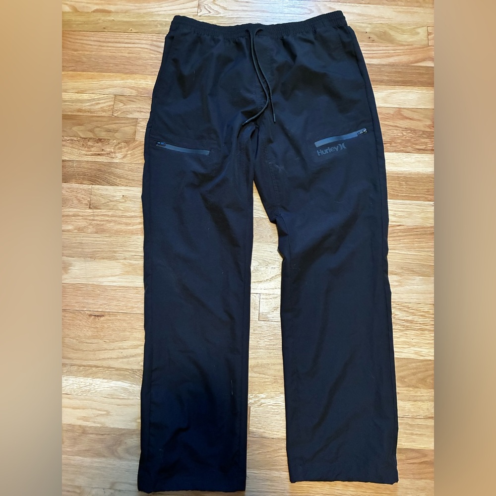 Hurley Black Men's Athletic Jogger Pants
